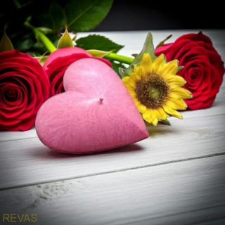 Svíčka SRDCE, rozměr 11 x 11 cm palmový vosk