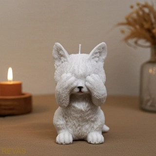 Svíčka KOČIČKA malá, výška 13 cm